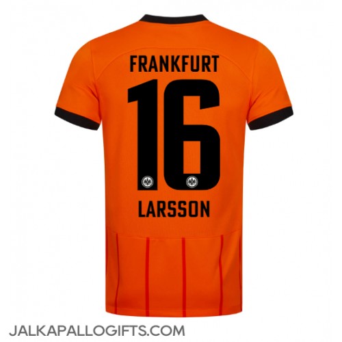 Eintracht Frankfurt Hugo Larsson #16 Kolmaspaita 2024-25 Lyhythihainen